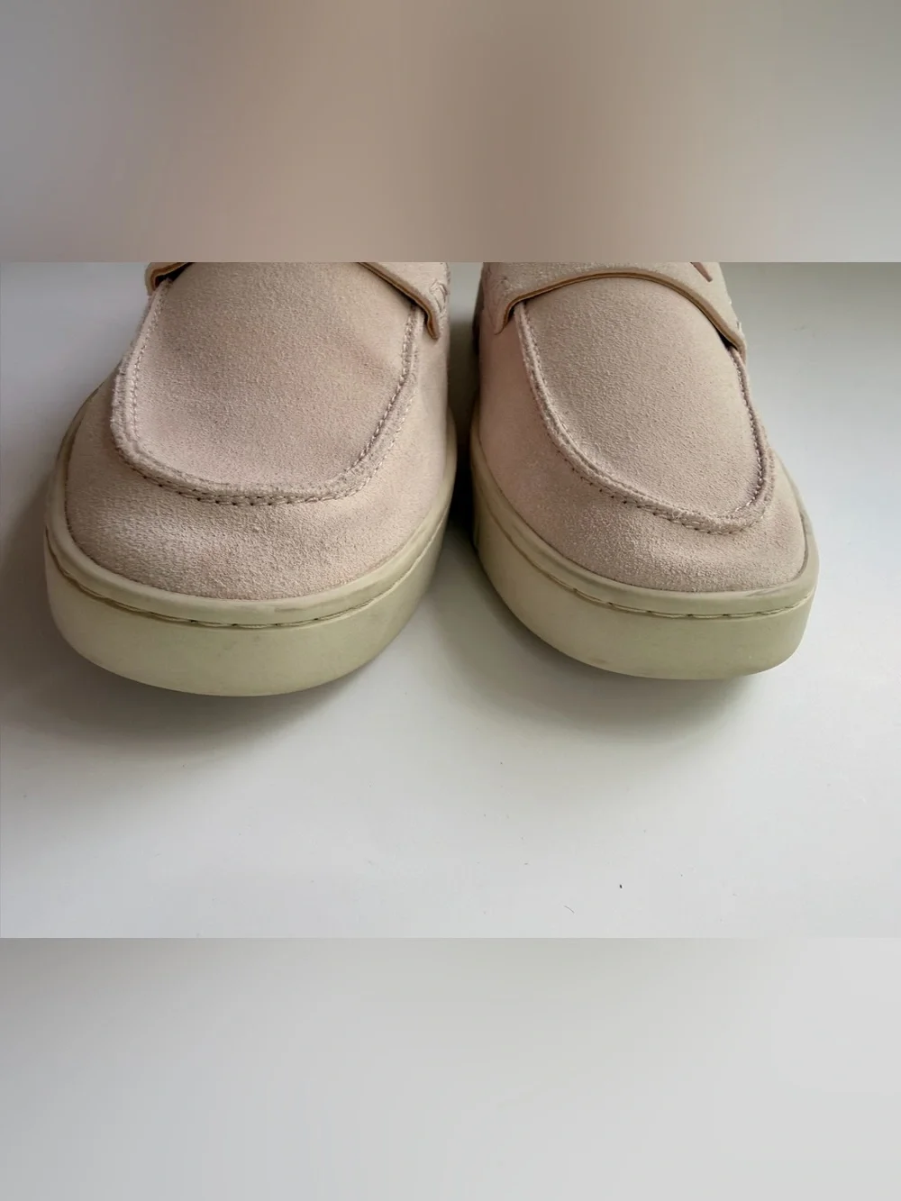 Vionic Uptown Loafers Blush Pink Suede Slip-On Comfort Shoes Women’s Size 11 EUC